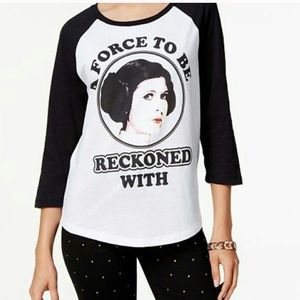 Princess Leia ‘A Force To Be Reckoned With’ Shirt